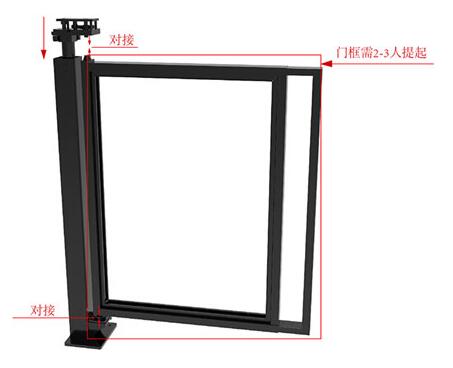 廣告小門的安裝說明