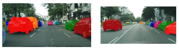 該國際競(jìng)賽數(shù)據(jù)集的實(shí)例分割效果