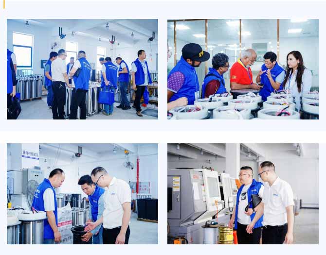 全體工程商、集成商們參觀高壘智能新總部