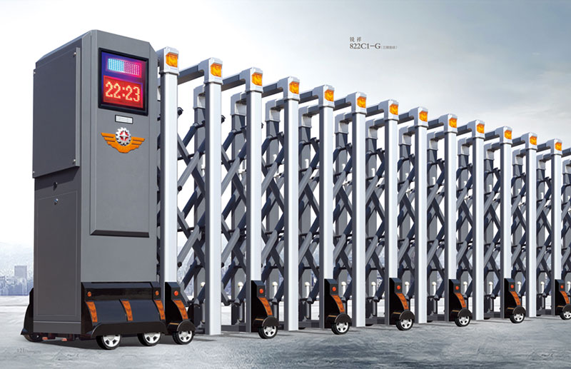 銳祥822C1-G(三排連動(dòng))鋁合金伸縮門