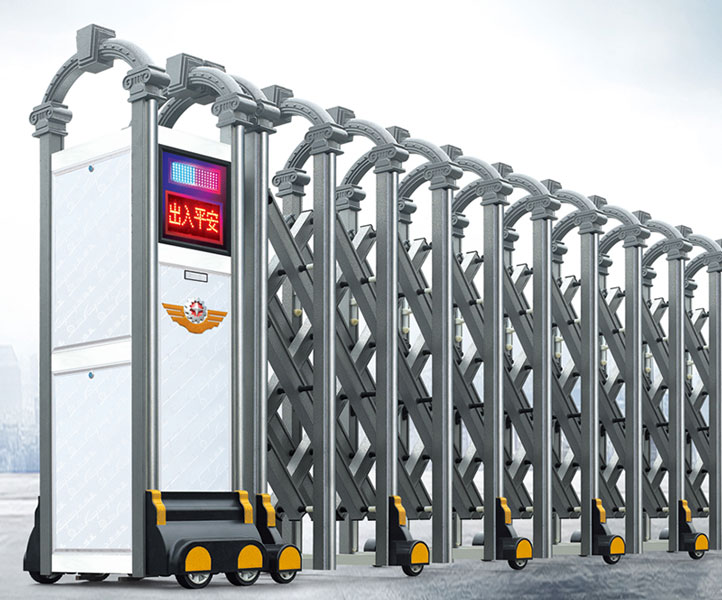 悅系三排連動809A（古銅銀）鋁合金伸縮門