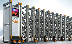 鋁合金伸縮門 - 悅系810A（古銅銀）鋁合金伸縮門