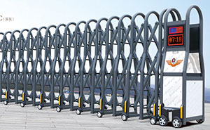 鋁合金伸縮門 - 靚麗728C（深灰）鋁合金伸縮門