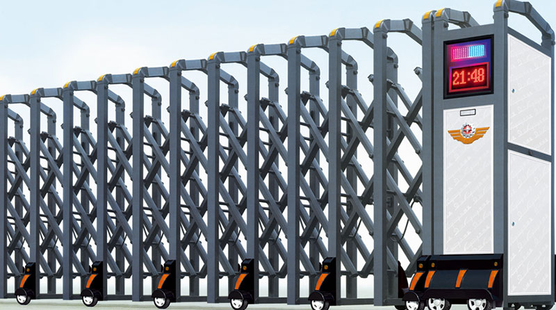 標(biāo)準(zhǔn)門208F-G鋁合金伸縮門