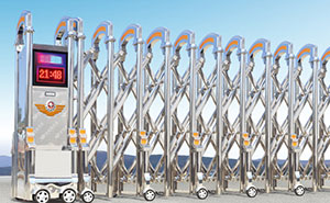 不銹鋼伸縮門 - 精鋼門G379B不銹鋼伸縮門