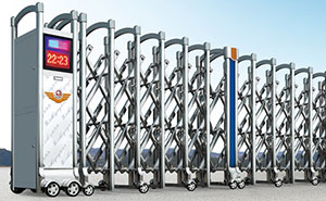 不銹鋼伸縮門(mén) - 精鋼門(mén)G376B不銹鋼伸縮門(mén)