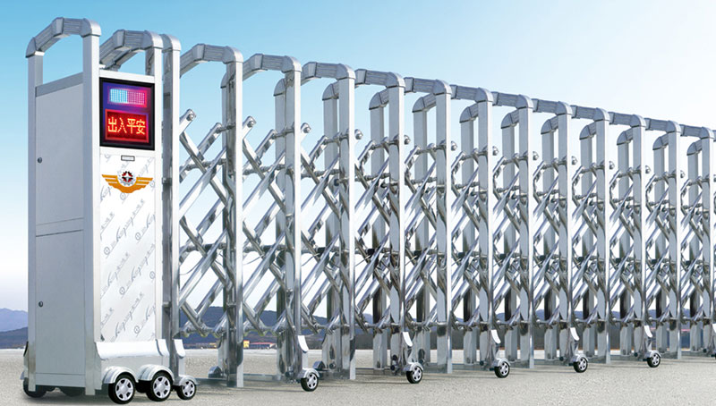 精鋼門G322不銹鋼伸縮門