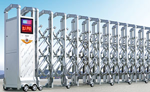 不銹鋼伸縮門 - 精鋼門G322不銹鋼伸縮門