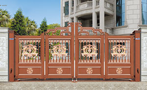 電動(dòng)折疊門 - 智能懸折門938-B1（紅古銅）