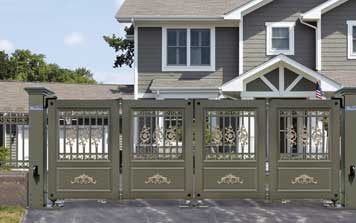 電動(dòng)折疊門(mén) - 智能懸折門(mén)938-B10（深咖）