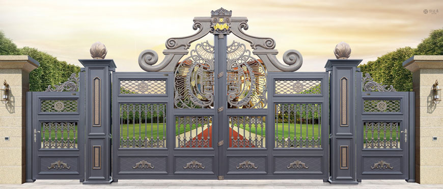 盧浮幻影-皇冠-LHG17105鋁藝大門