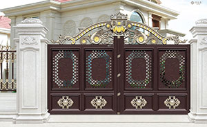 鋁藝大門(mén) - 盧浮魅影-皇家-LHJ17121鋁藝大門(mén)