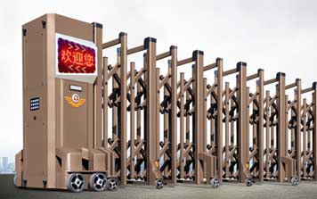 電動伸縮門 - 星18-A2（深咖）伸縮門