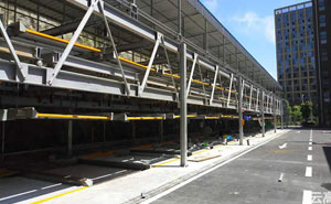 湖北宜昌市殘疾人康復(fù)托養(yǎng)中心立體車庫(kù)案例 - 中出網(wǎng)-智能出入口與停車充電門戶