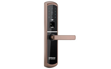 A1家用防盜直板密碼指紋智能鎖