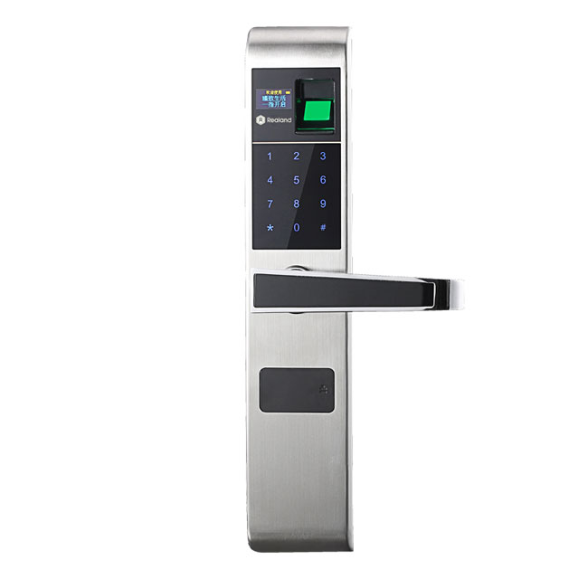 RL9100拉絲銀智能鎖