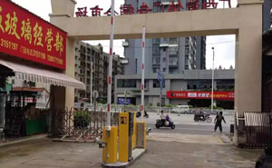 廣西南寧裝飾廣告市場車牌識別系統(tǒng)案例