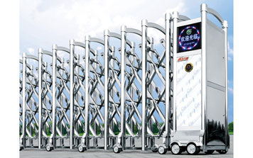 不銹鋼伸縮門(mén) - 不銹鋼38電動(dòng)伸縮門(mén)