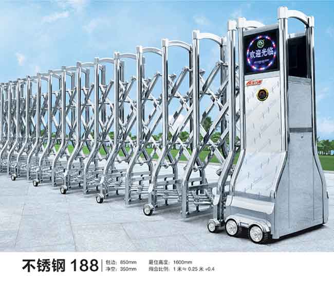 不銹鋼188電動伸縮門