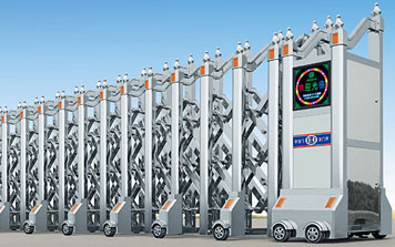 不銹鋼伸縮門 - 不銹鋼電動(dòng)伸縮門