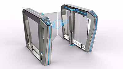 人行通道閘JX-T02人臉識(shí)別門(mén)禁閘