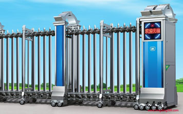 不銹鋼電動伸縮門LD-185