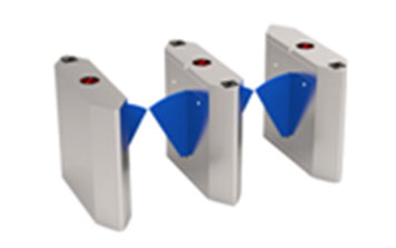 翼閘 - 人行通道尖角斜面翼閘