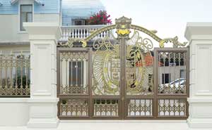 鋁藝大門 - 盧浮魅影·皇族-LHZ-17113