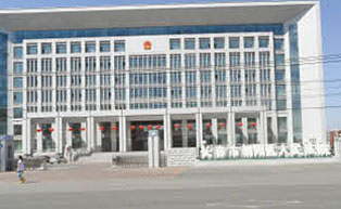 長春市朝陽區(qū)人民法院伸縮門工程案例