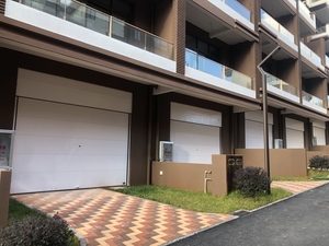     白色卡丁款車庫門