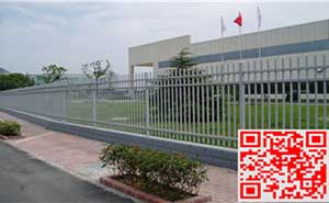 無錫松下能源B型方管柵欄案例