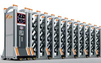 鋁合金伸縮門 - 鋁合金伸縮門-皇家紅盾B-1(灰色)