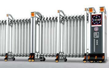 鋁合金伸縮門 - 鋁合金伸縮門-伽斯特802A(雙立柱)