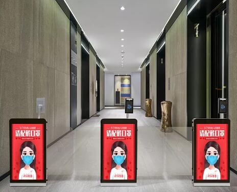 樓宇人行廣告門(mén)