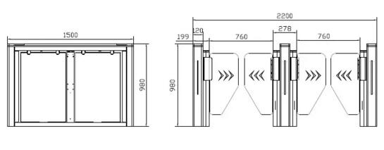 BS-BZ11 智能通道閘