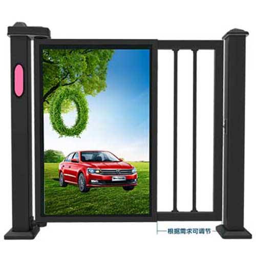 人行通道平開(kāi)廣告門(mén)（伸縮款）