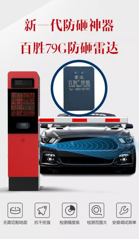 新一代防砸神器，百勝79G防砸雷達(dá)新上市