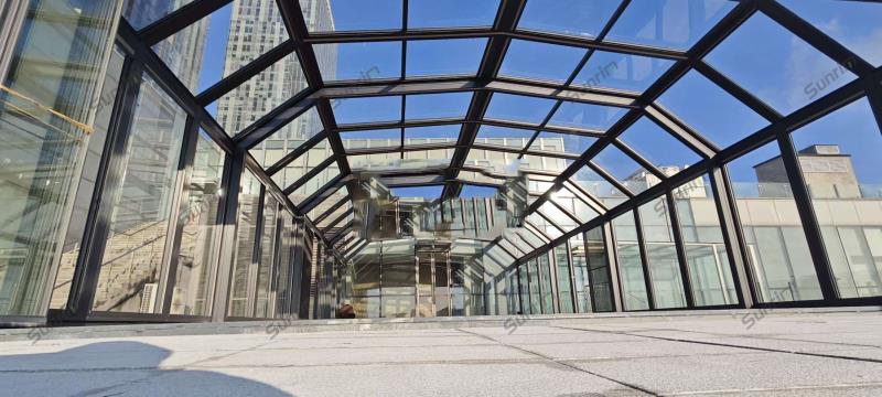 青島銀行總部移動(dòng)陽(yáng)光房