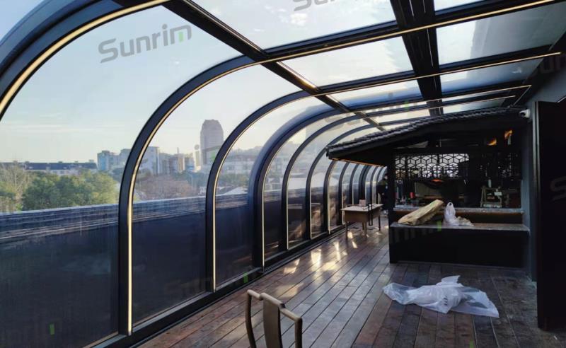 山塘街景區(qū)露臺移動陽光房