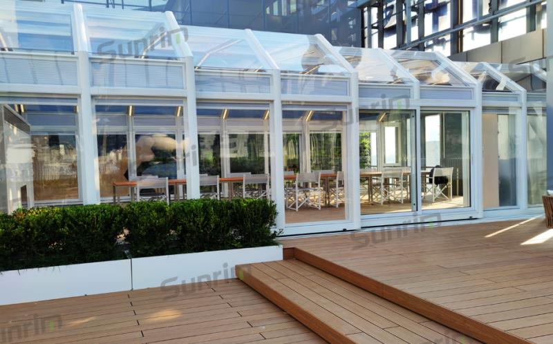 國藥控股屋頂餐廳移動陽光房