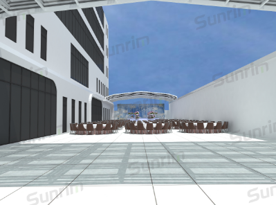 其他 - 電動(dòng)開合屋頂，可開啟屋面采光頂