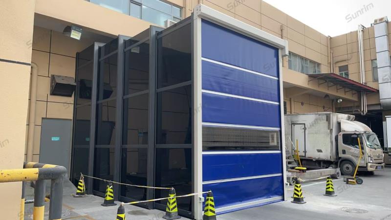 食品工廠電動伸縮連廊