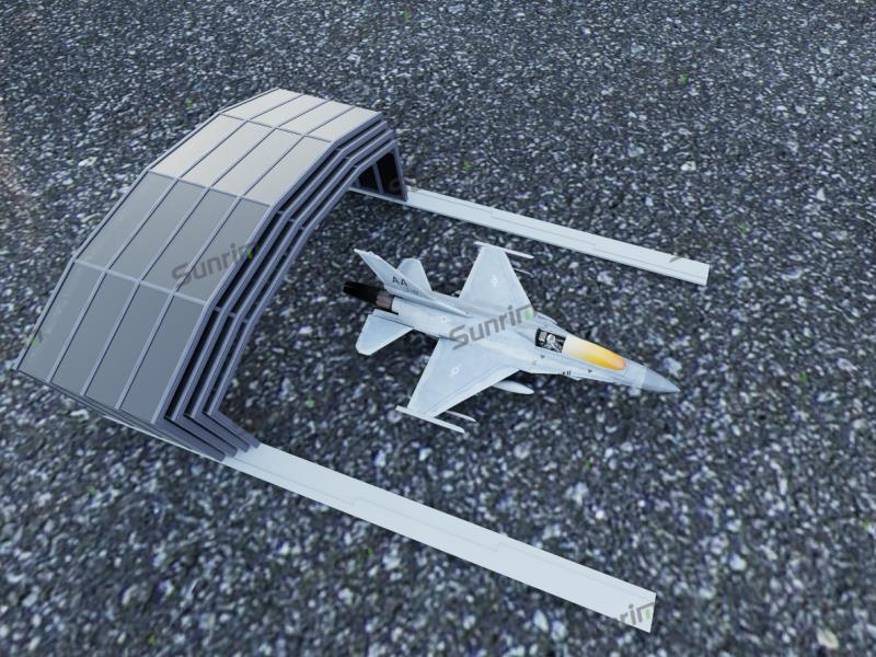 戰(zhàn)斗機(jī)電動停機(jī)庫