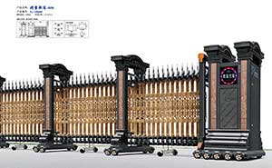 鋁合金伸縮門(mén) - 歐雷斯盾A606鋁合金伸縮門(mén)