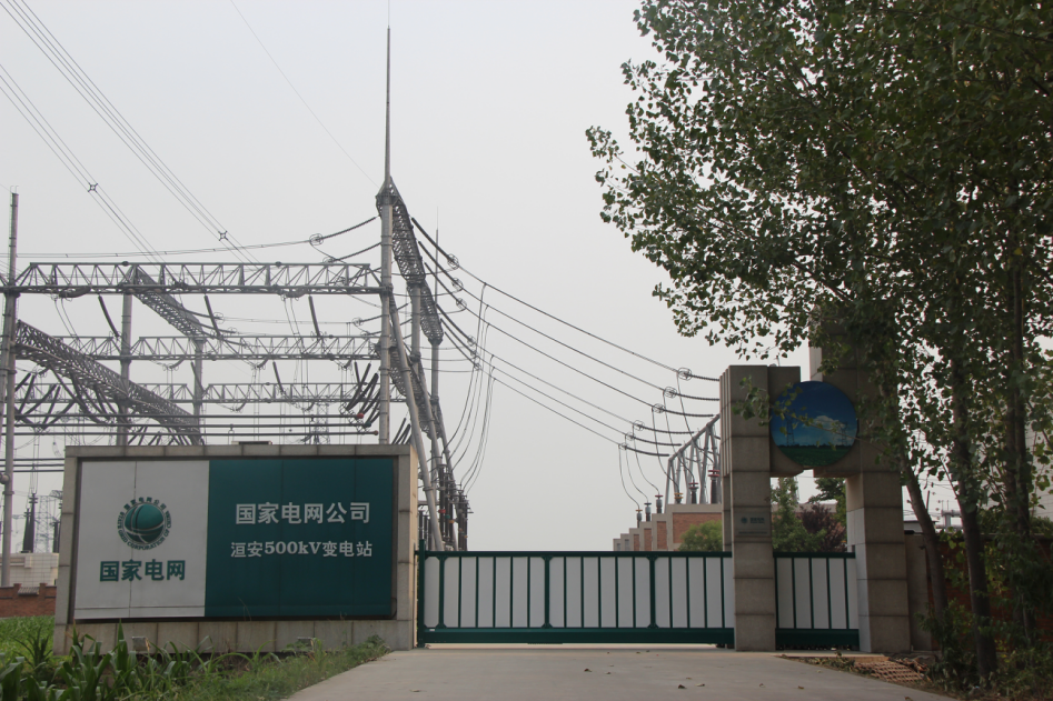 南北德信懸浮門(mén)進(jìn)駐河南-洹安變電站