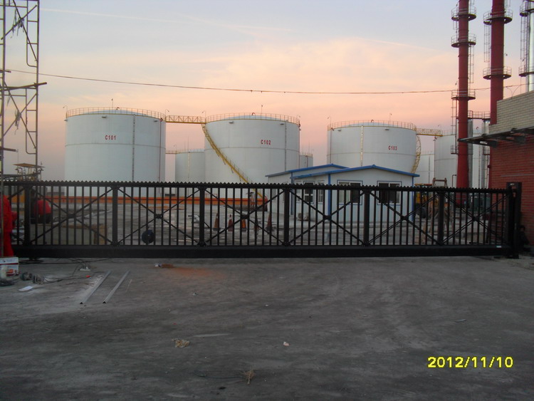 南北德信懸浮門順利進駐遼寧盤錦東浩潤滑油有限公司