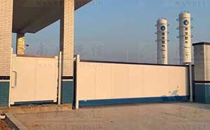 江西省宜春市宜豐縣港華燃?xì)馊獍逯悄軣o軌懸浮門案例 - 中出網(wǎng)-智能出入口與停車充電門戶