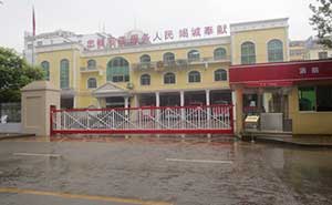 江西渝水消防智能無軌懸浮門工程案例