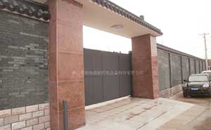 溧陽市田家山村委會智能無軌懸浮門工程案例 - 中出網(wǎng)-智能出入口與停車充電門戶