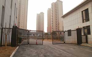 湖北省黃石市國稅局智能無軌懸浮門工程案例